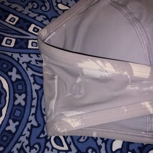 Lululemon grey see the sea high neck bikini top